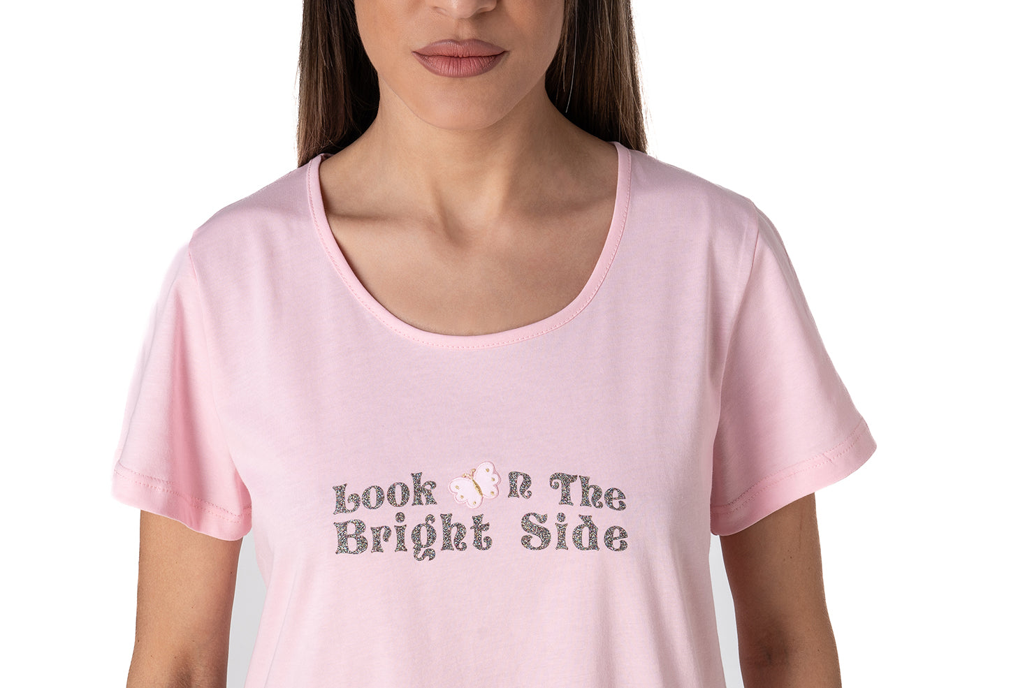 Relax - Γυναικεία Πιτζάμα Κάπρι με T-Shirt & Ruffles