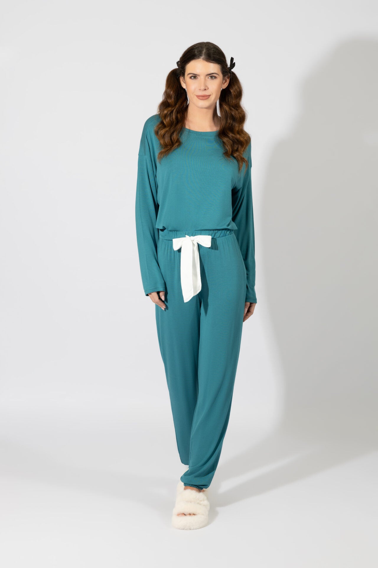 Harmony - Γυναικεία Πιτζάμα Micromodal  Petrol