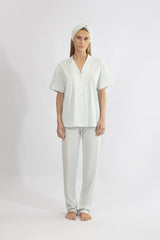 Harmony - Παστέλ Καρό Σετ Ύπνου 50% Cotton - 50% Modal