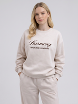 Harmony - Γυναικείο Φούτερ με Χνούδι Εσωτερικά & Κέντημα