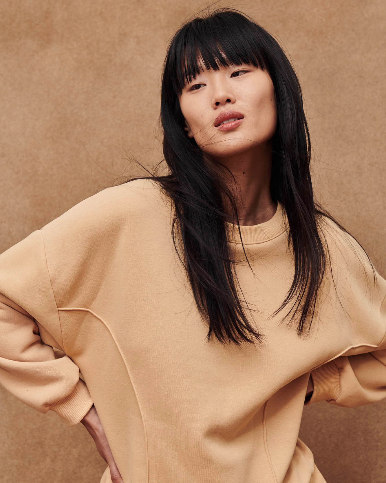 Vamp - Μονόχρωμη Μπλούζα με Μακρύ Μανίκι