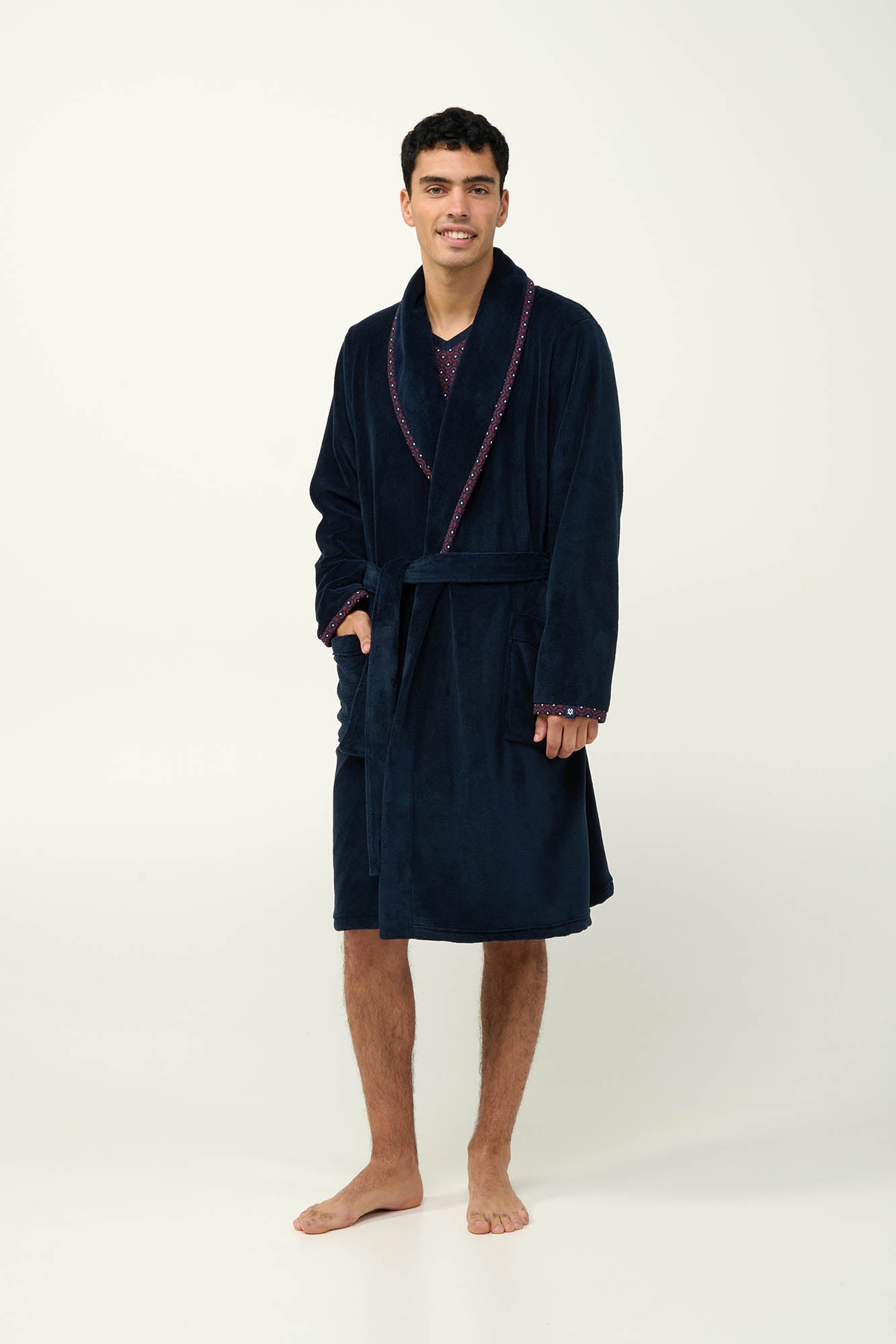 Vamp - Μακριά Σταυρωτή Ανδρική Ρόμπα