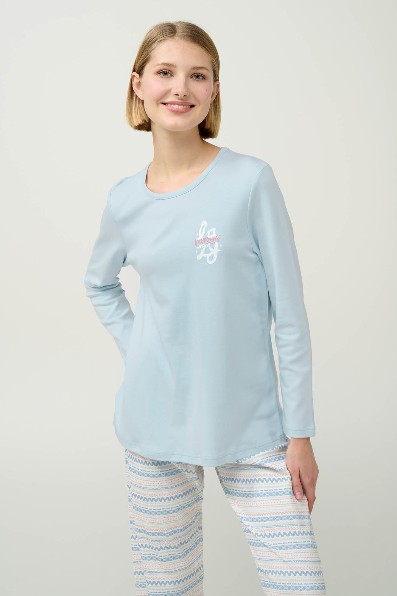 Vamp - Χειμερινή Γυναικεία Βαμβακερή Πυτζάμα