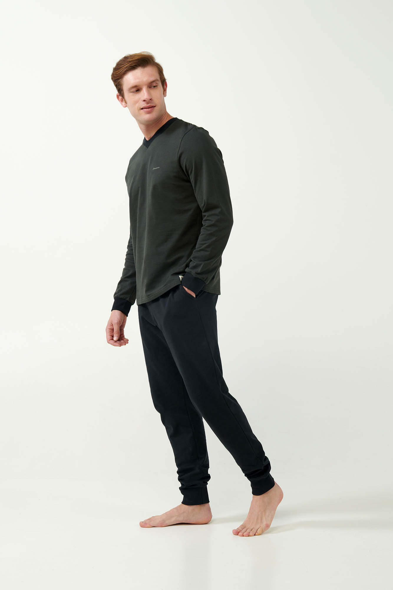 Vamp - Φούτερ Φόρμα Σπιτιού με Μανσέτες