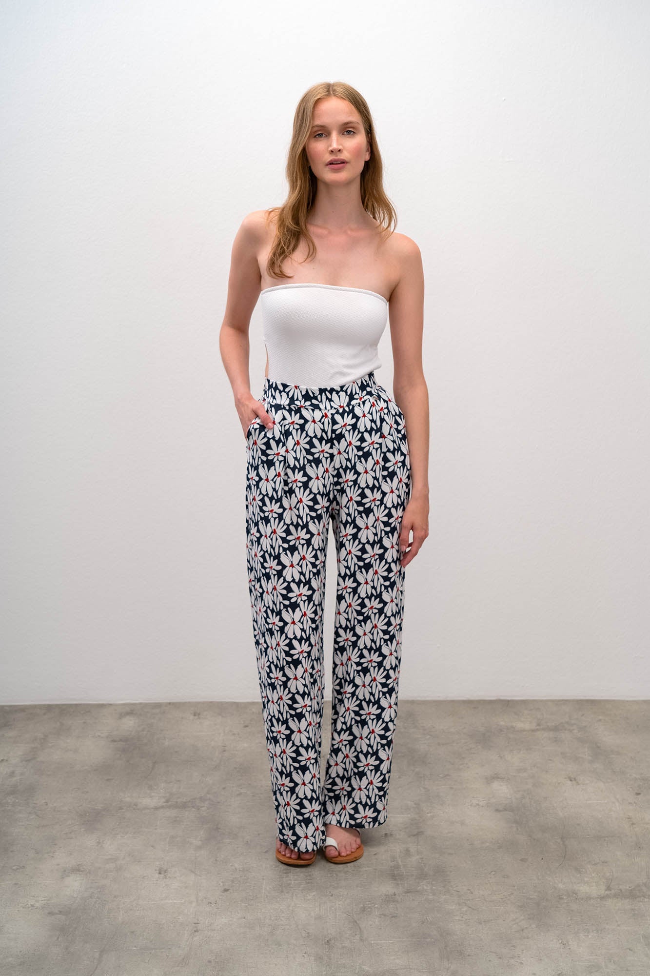 Vamp - Γυναικείο Φαρδύ Παντελόνι