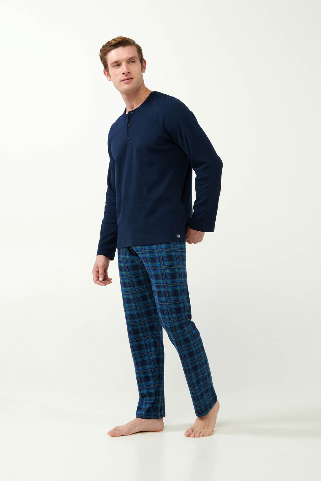 Vamp - Ταρτάν Πυτζάμα Interlock με Πατιλέτα