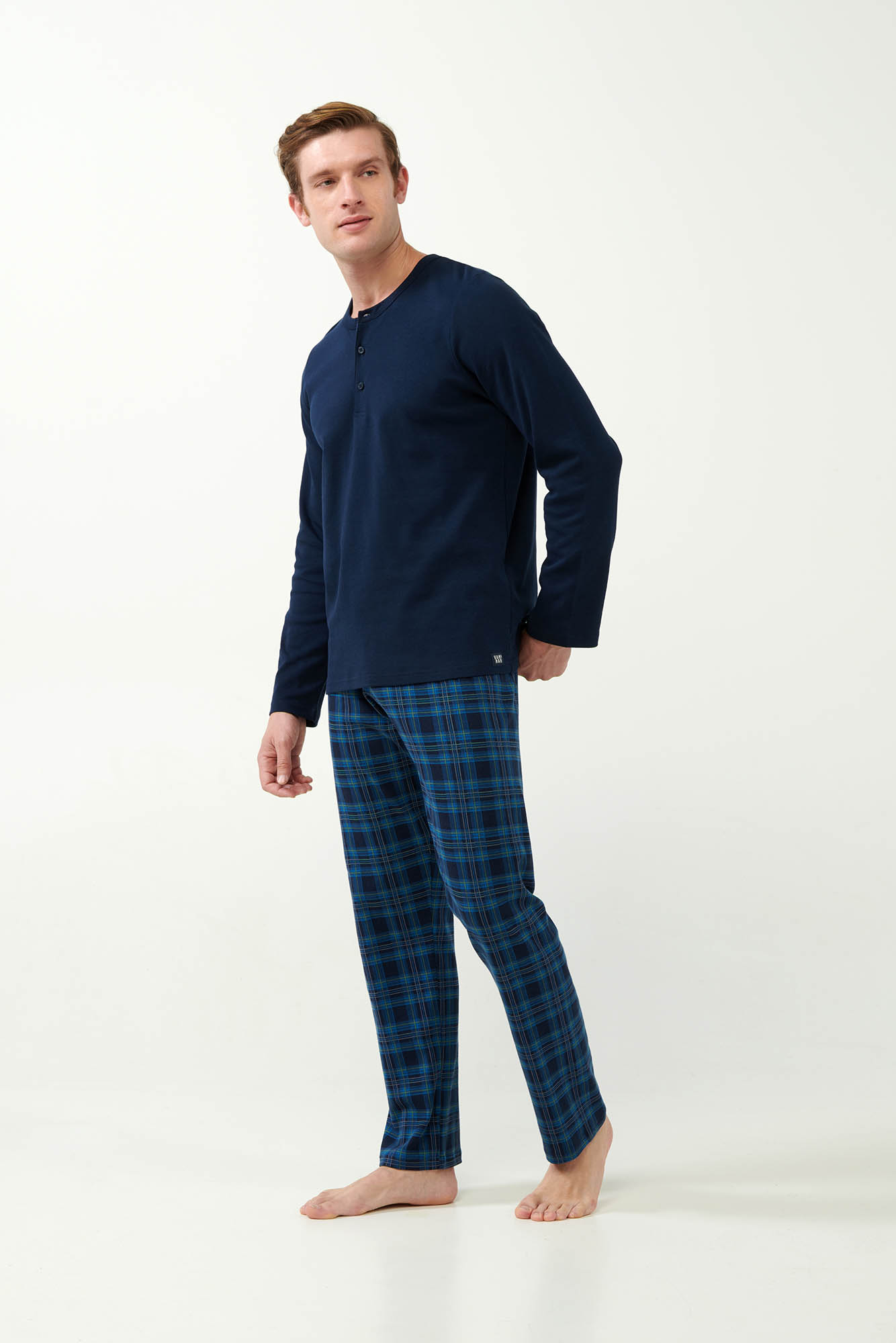 Vamp - Ταρτάν Πυτζάμα Interlock με Πατιλέτα