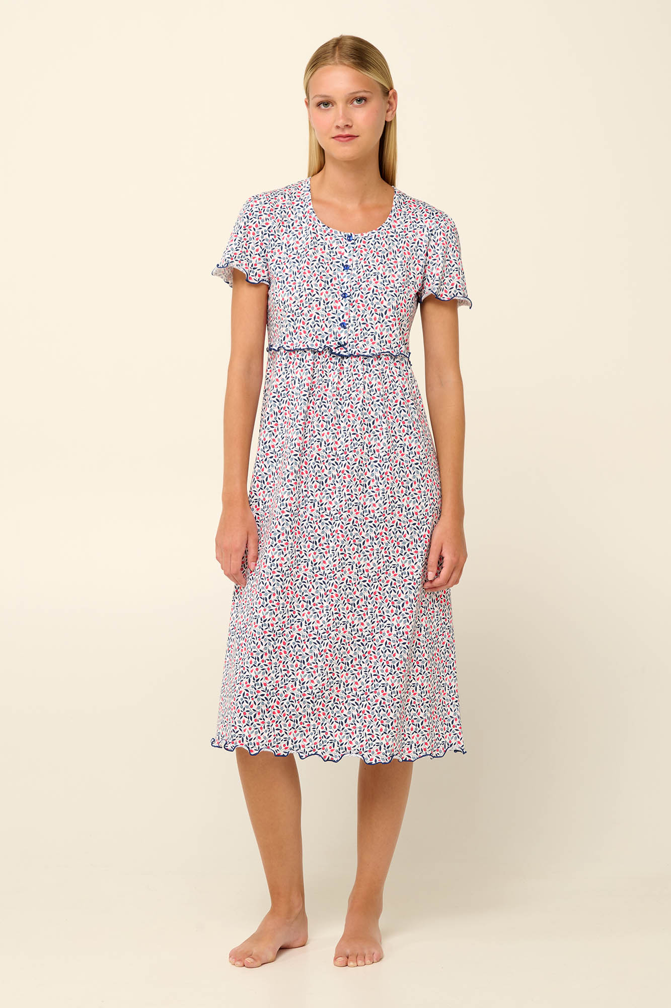 Vamp - Καλοκαιρινό Νυχτικό Εγκυμοσύνης και Θηλασμού από Βαμβάκι