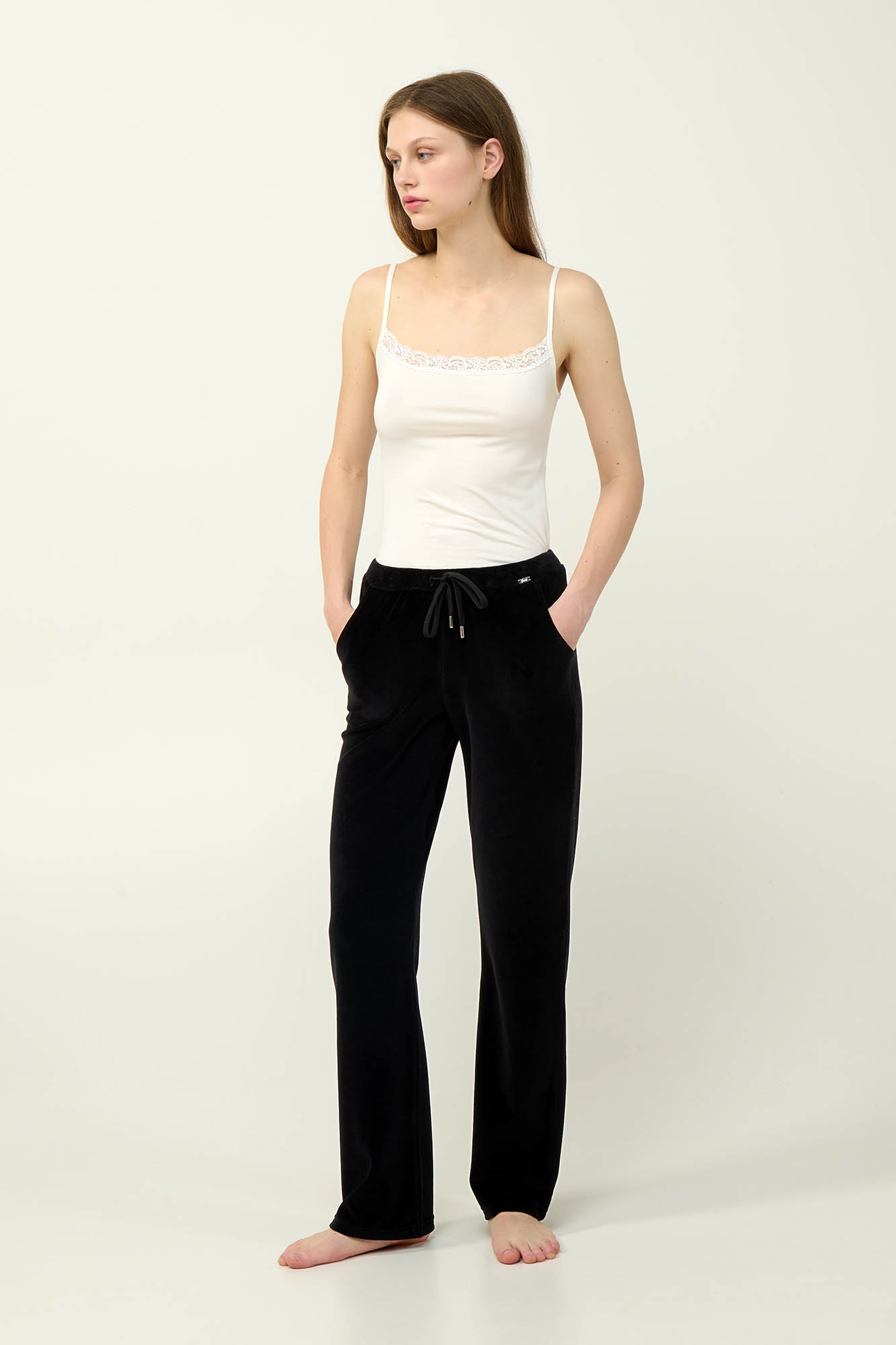 Vamp - Χειμερινό Γυναικείο Velvet Παντελόνι