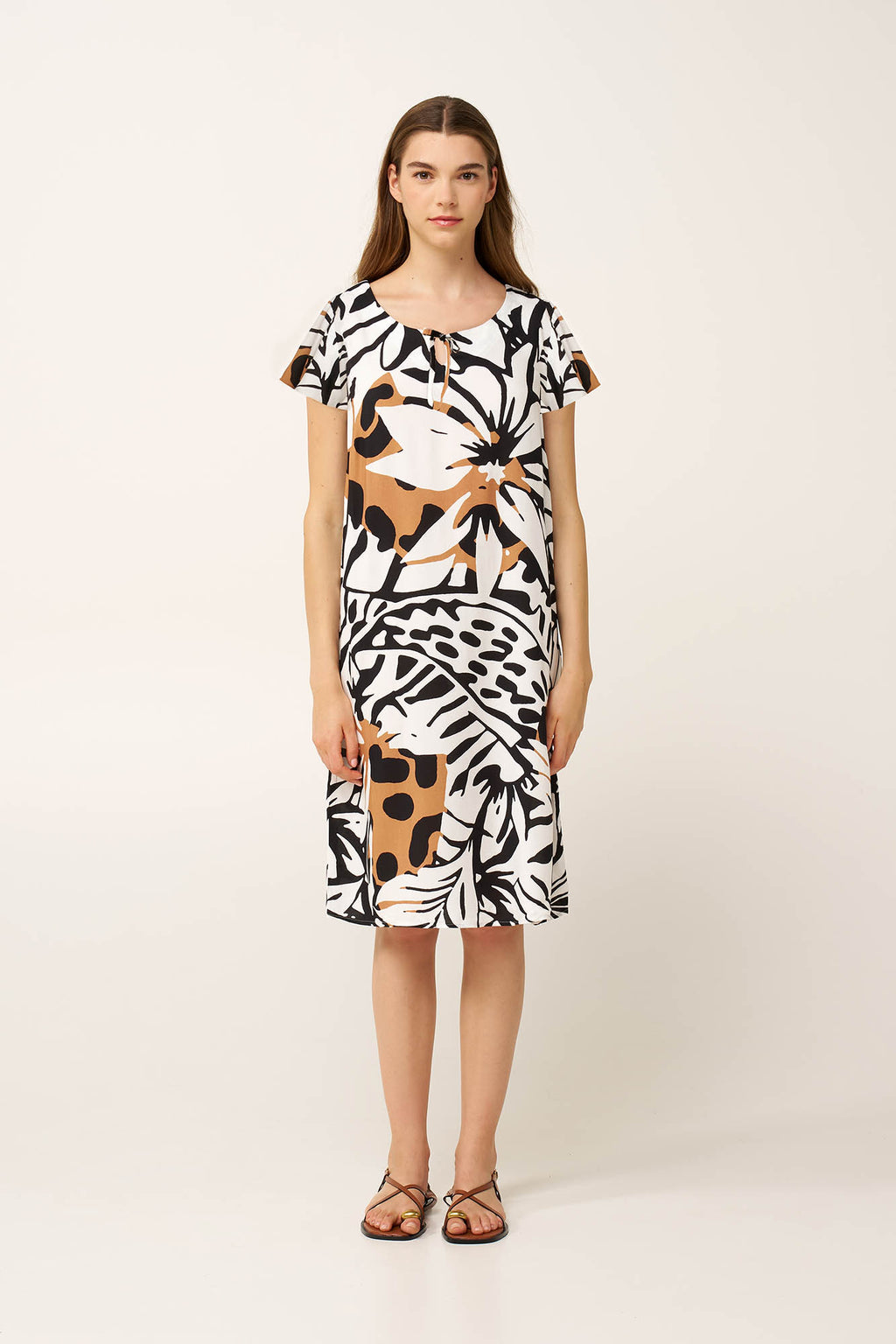Vamp - Καλοκαιρινό African Φόρεμα από Ποπλίνα