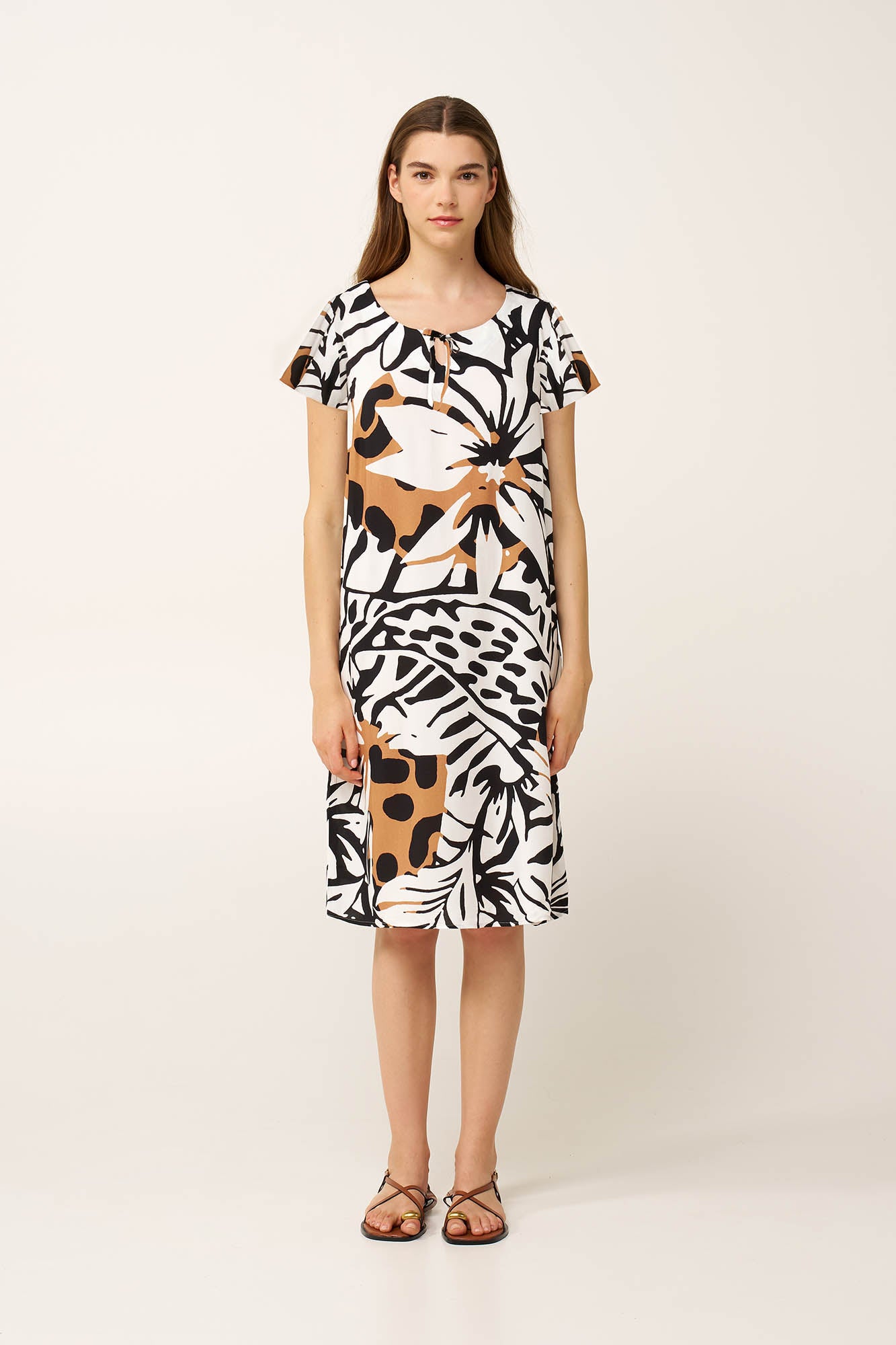 Vamp - Καλοκαιρινό African Φόρεμα από Ποπλίνα