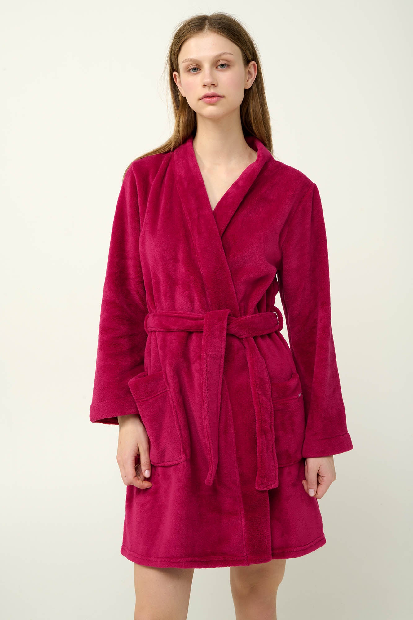 Vamp - Μονόχρωμη Σταυρωτή Ρόμπα