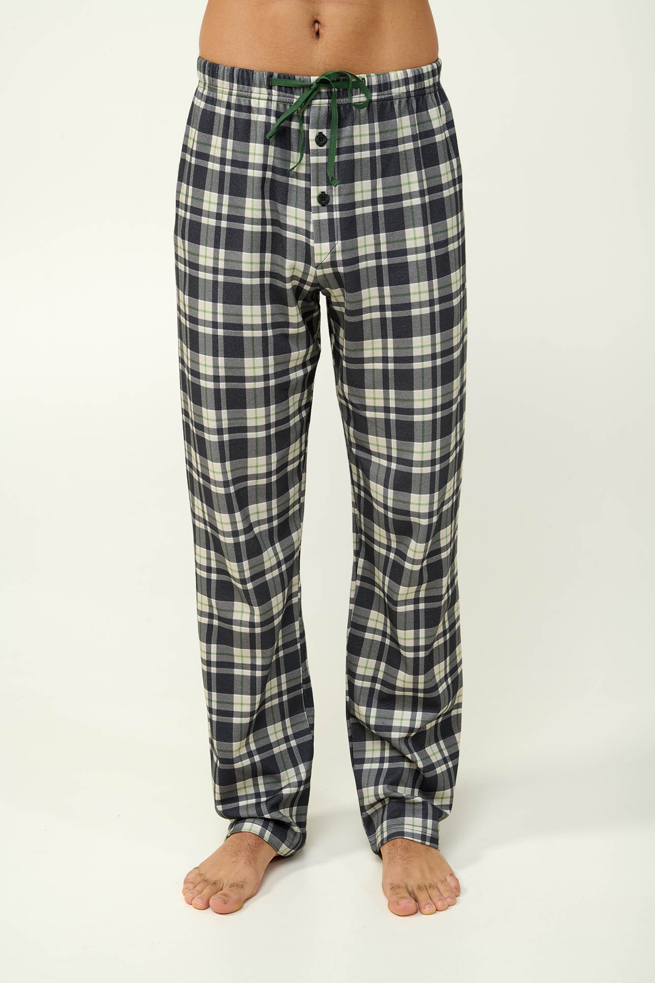 Vamp - Βαμβακερό Καρό Ανδρικό Παντελόνι