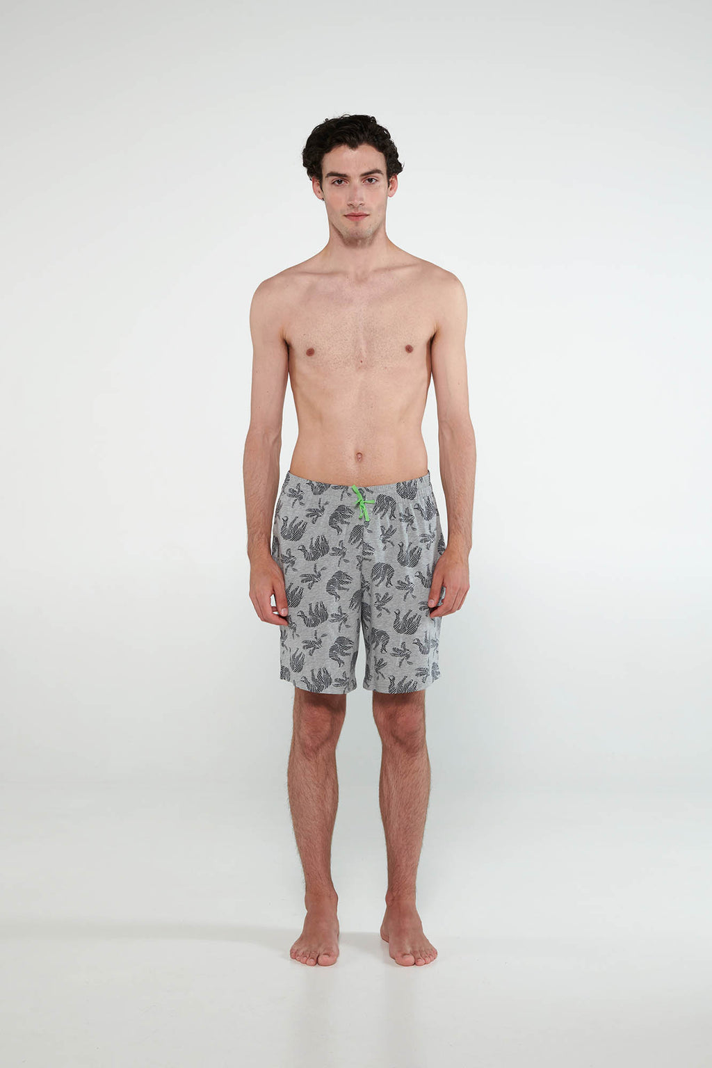 Vamp - Εμπριμέ Κοντό Παντελόνι