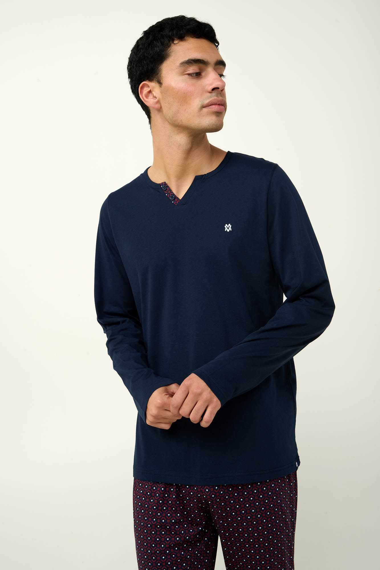 Vamp - Ανδρική Χειμερινή Βαμβακερή Πυτζάμα