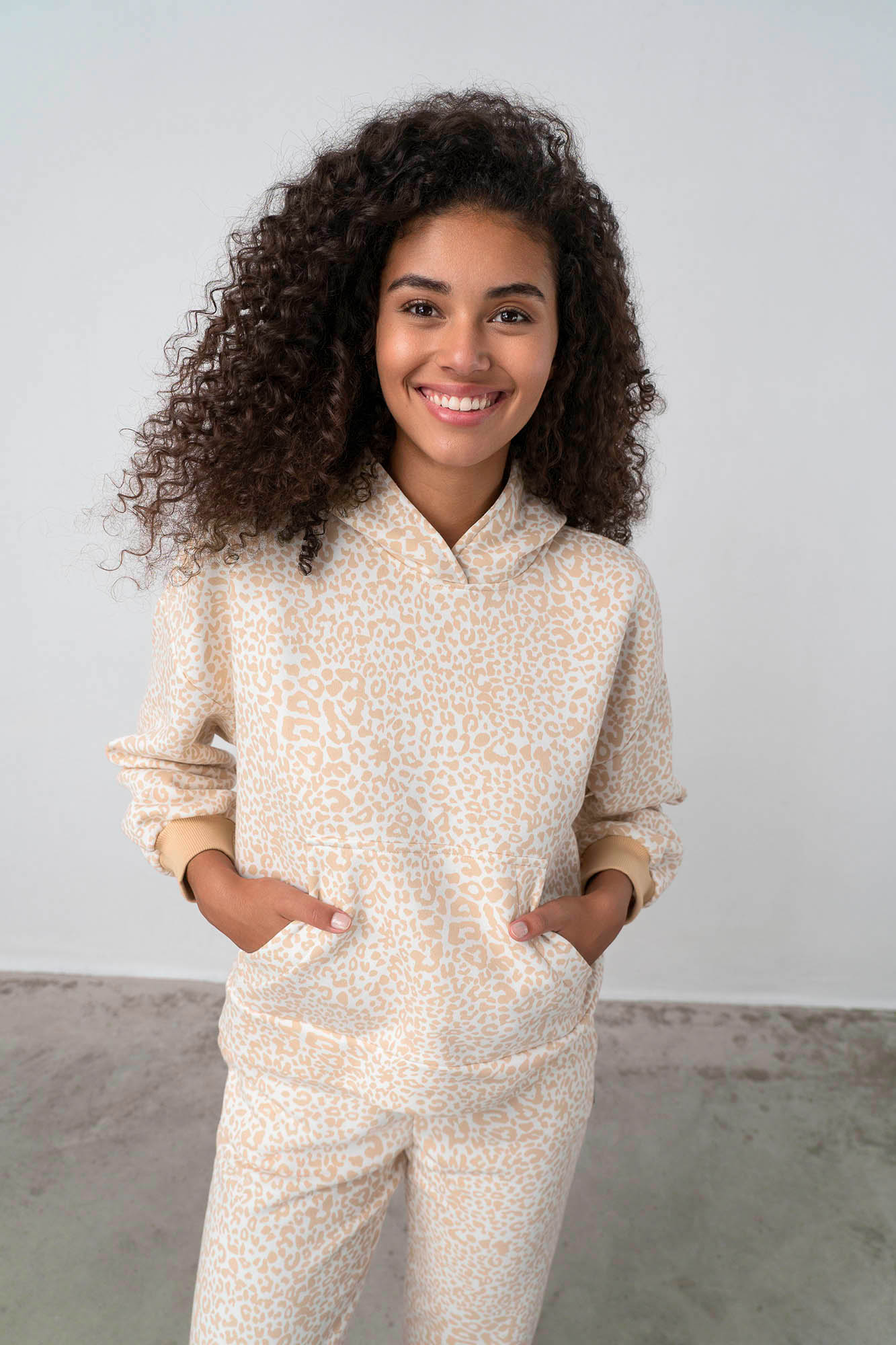 Vamp - Εμπριμέ Μπλούζα με Κουκούλα