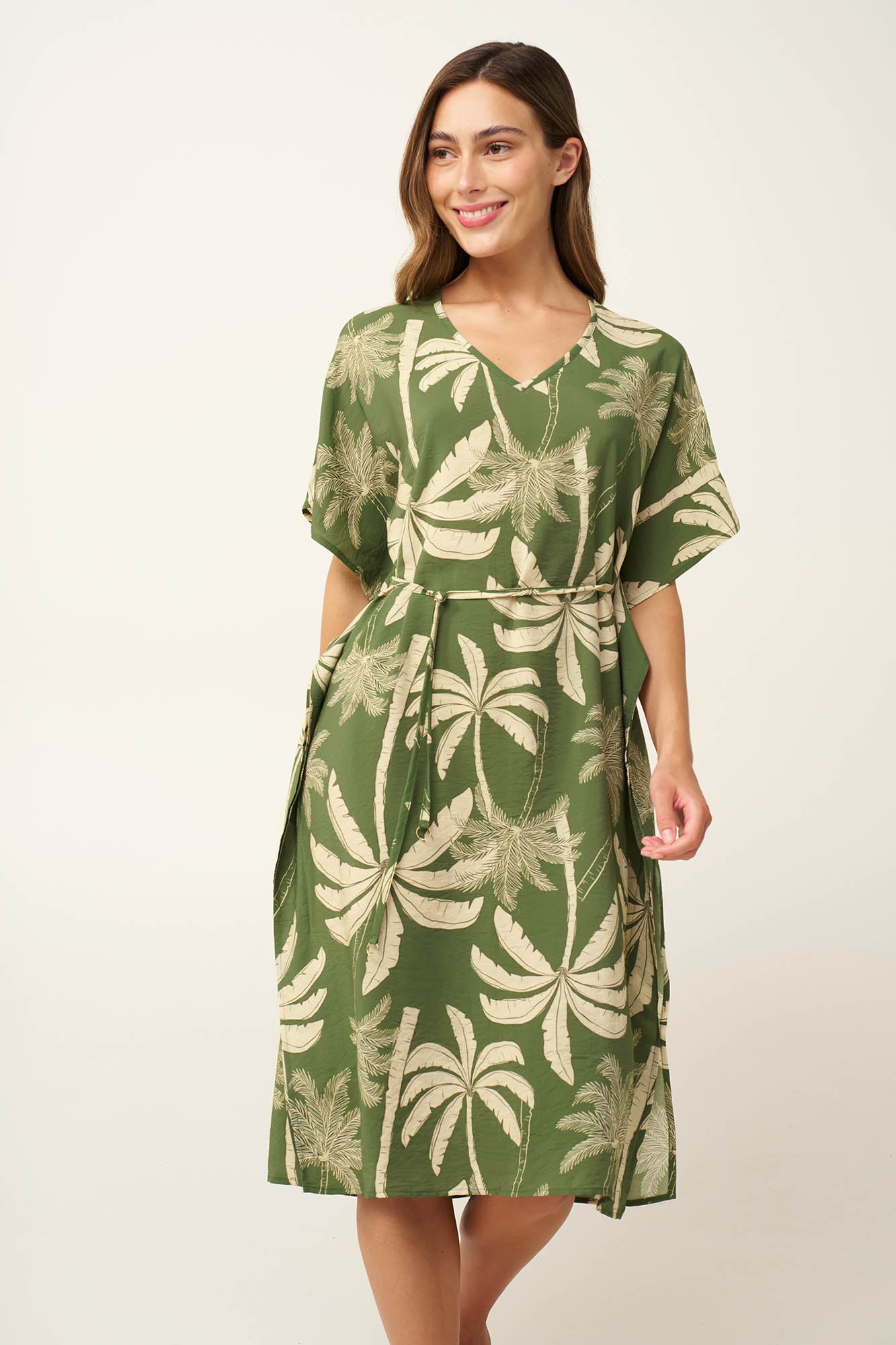 Vamp - Tropic Καλοκαιρινό Φόρεμα από Ποπλπίνα