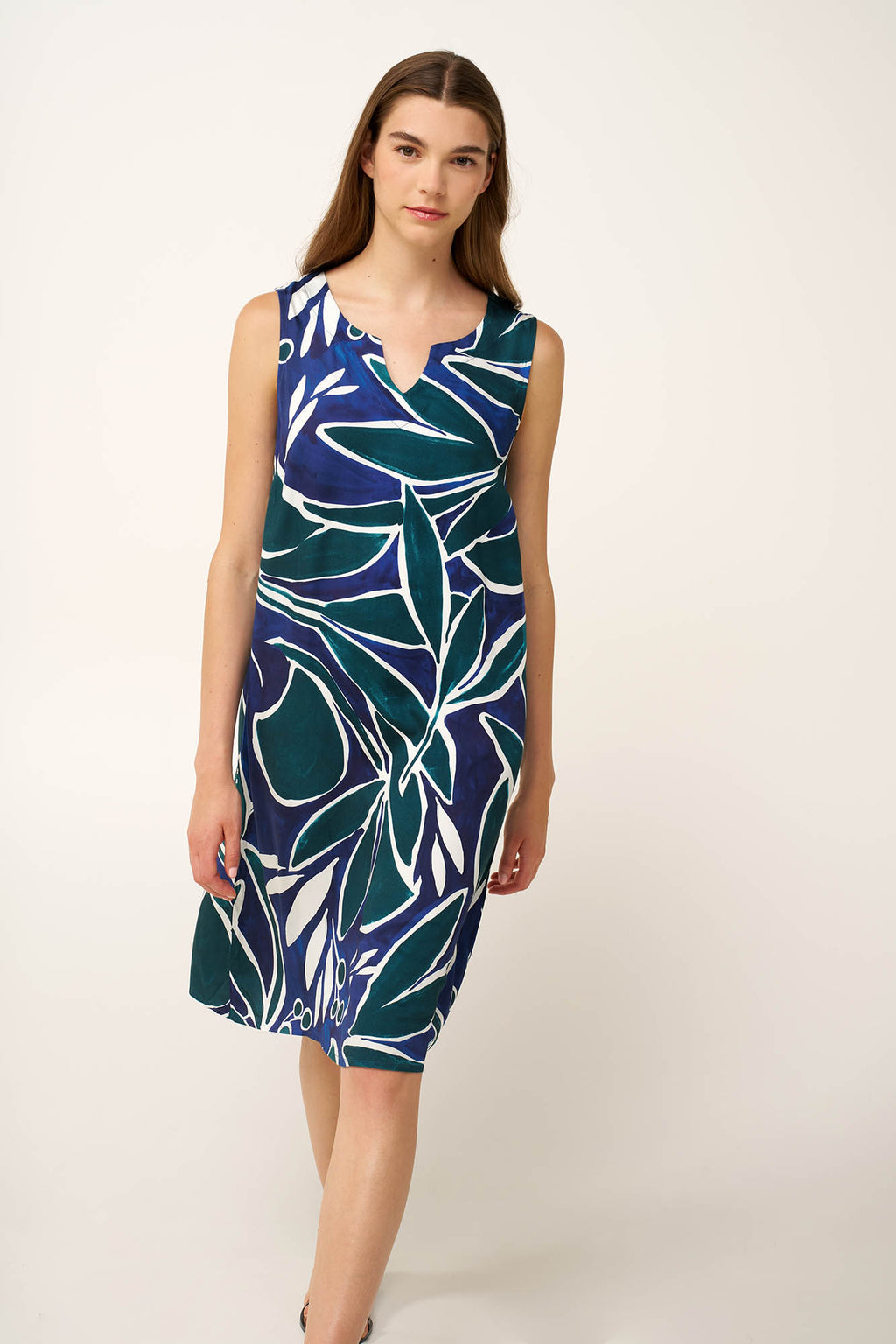 Vamp - Ωκεάνιο Καλοκαιρινό Φόρεμα από Ποπλίνα