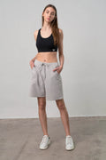 Vamp - Μονόχρωμο Κοντό Παντελόνι