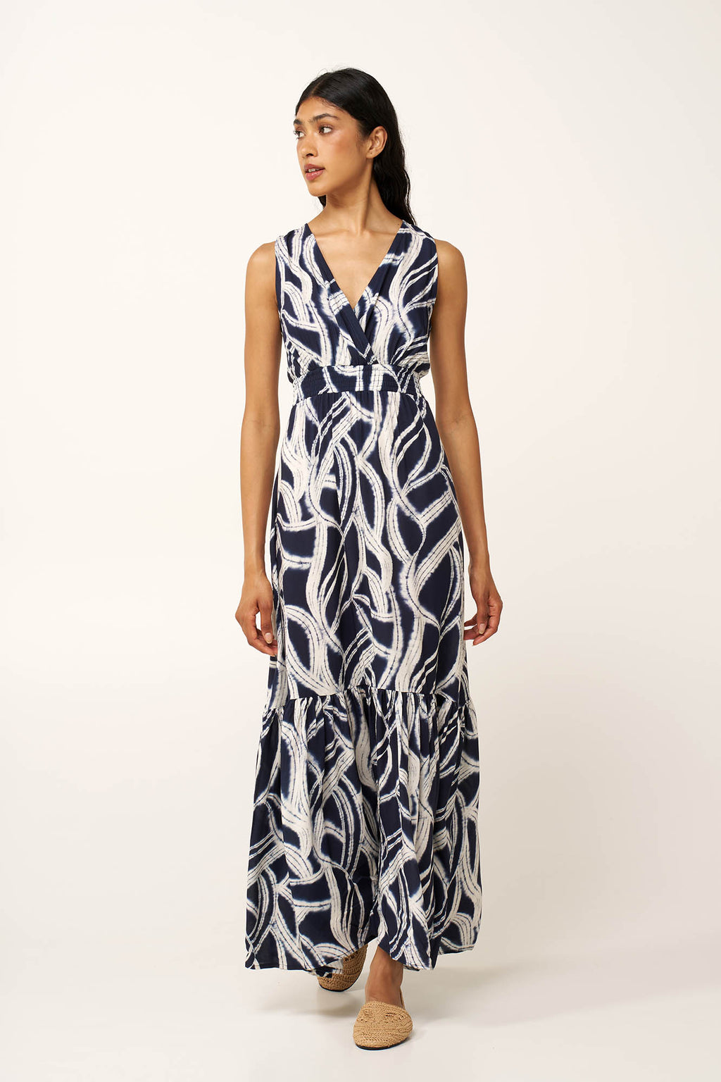 Vamp - Maxi Καλοκαιρινό Φόρεμα από Ποπλίνα