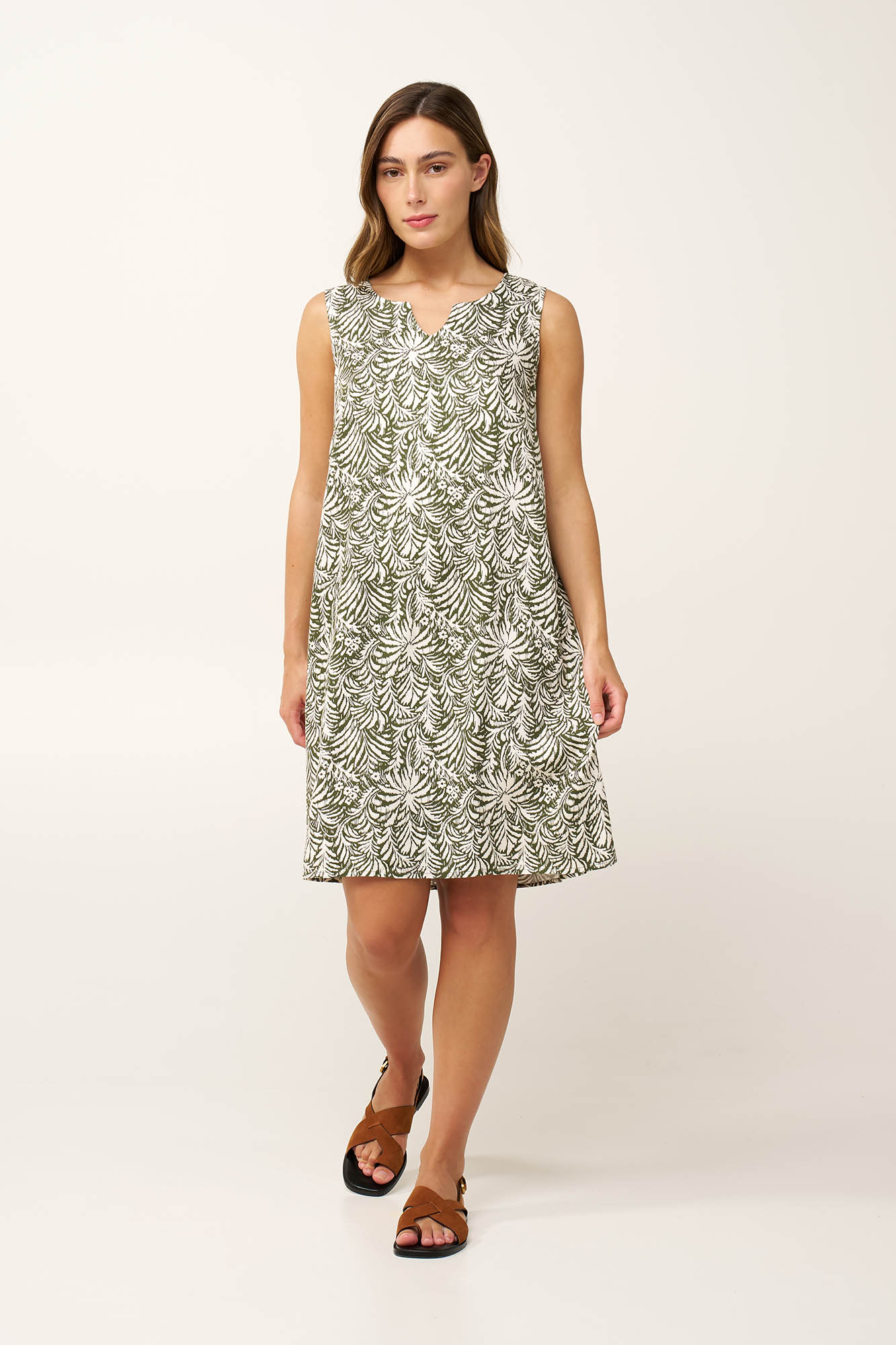 Vamp - Καλοκαιρινό Αμάνικο Jungle Φόρεμα