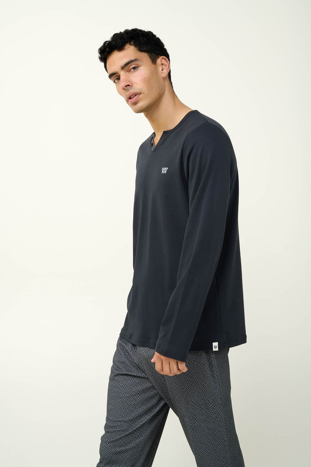 Vamp - Ανδρική Χειμερινή Βαμβακερή Πυτζάμα