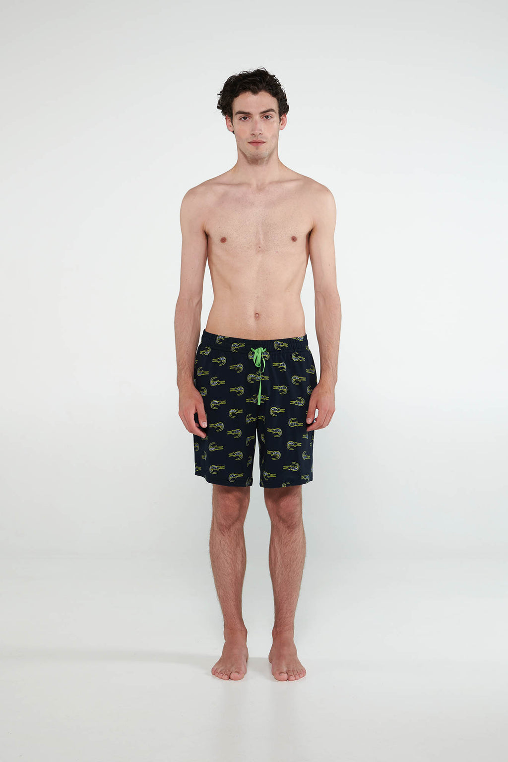 Vamp - Εμπριμέ Κοντό Παντελόνι