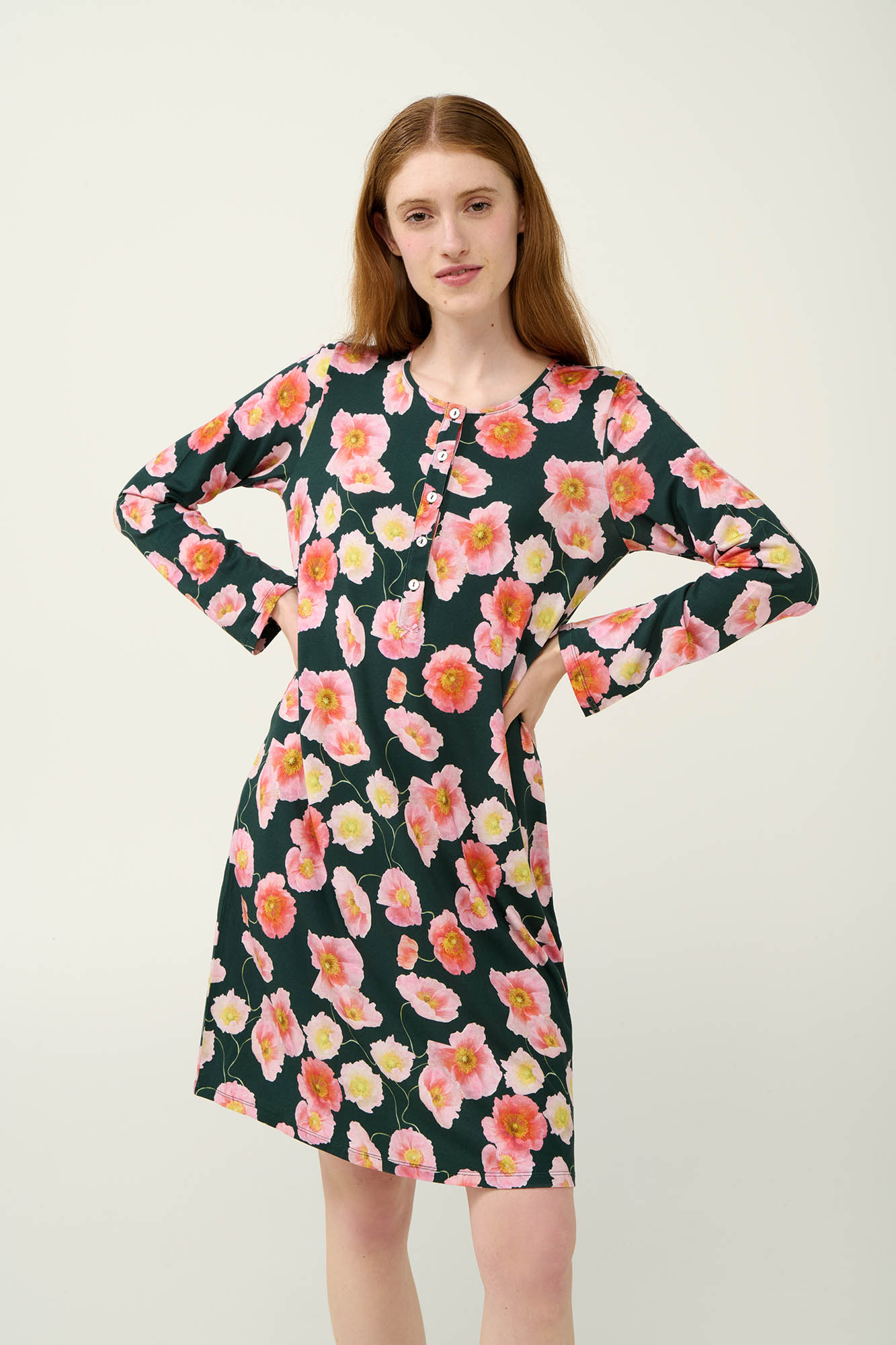 Vamp - Χειμερινό Micromodal Νυχτικό με Πατιλέτα