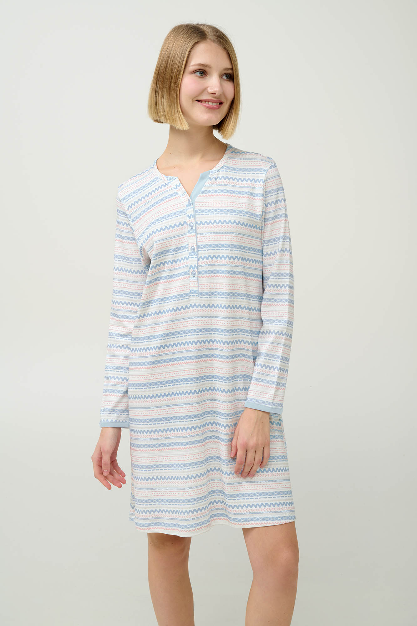 Vamp - Βαμβακερό Νυχτικό με Πατιλέτα