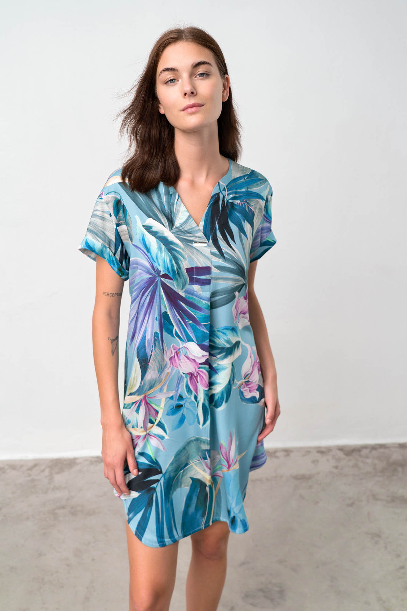 Vamp - Φόρεμα με Κοντό Μανίκι