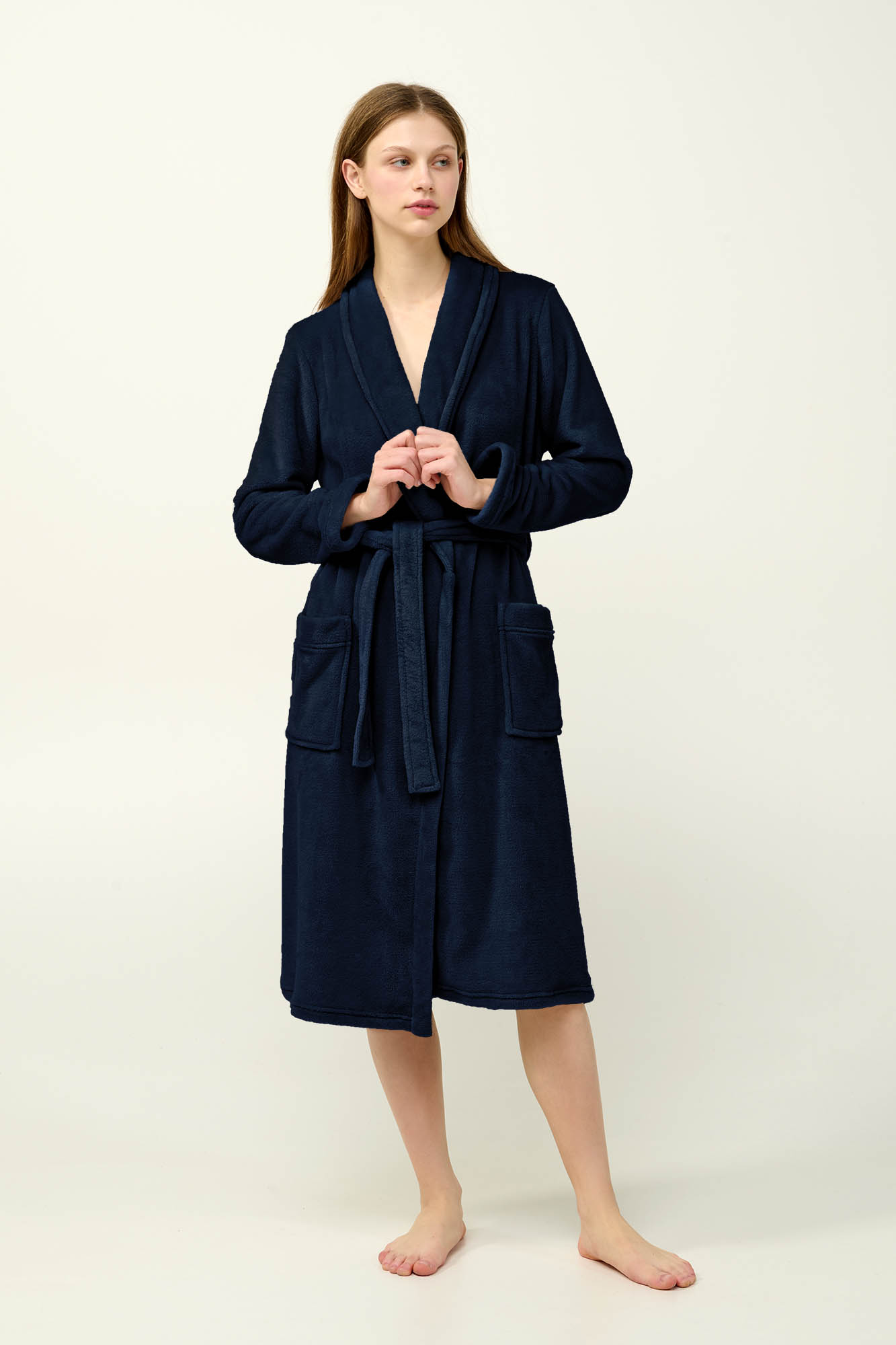 Vamp - Μακριά Γυναικεία Σταυρωτή Ρόμπα