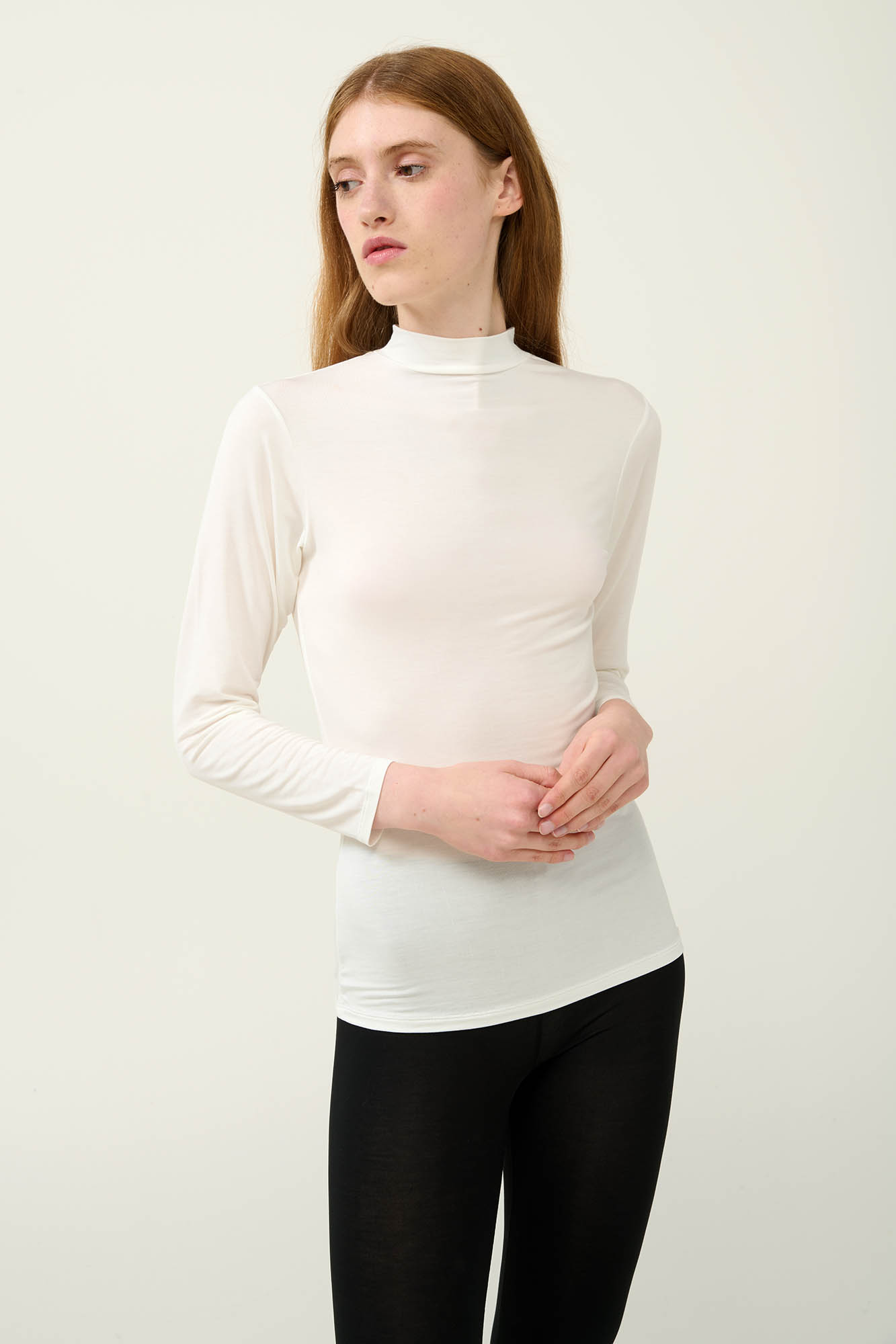 Vamp - Γυναικείο Φανελάκι με Ψηλή Λαιμόκοψη