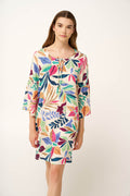 Vamp - Φλοράλ Καλοκαιρινό Φόρεμα από Ποπλίνα
