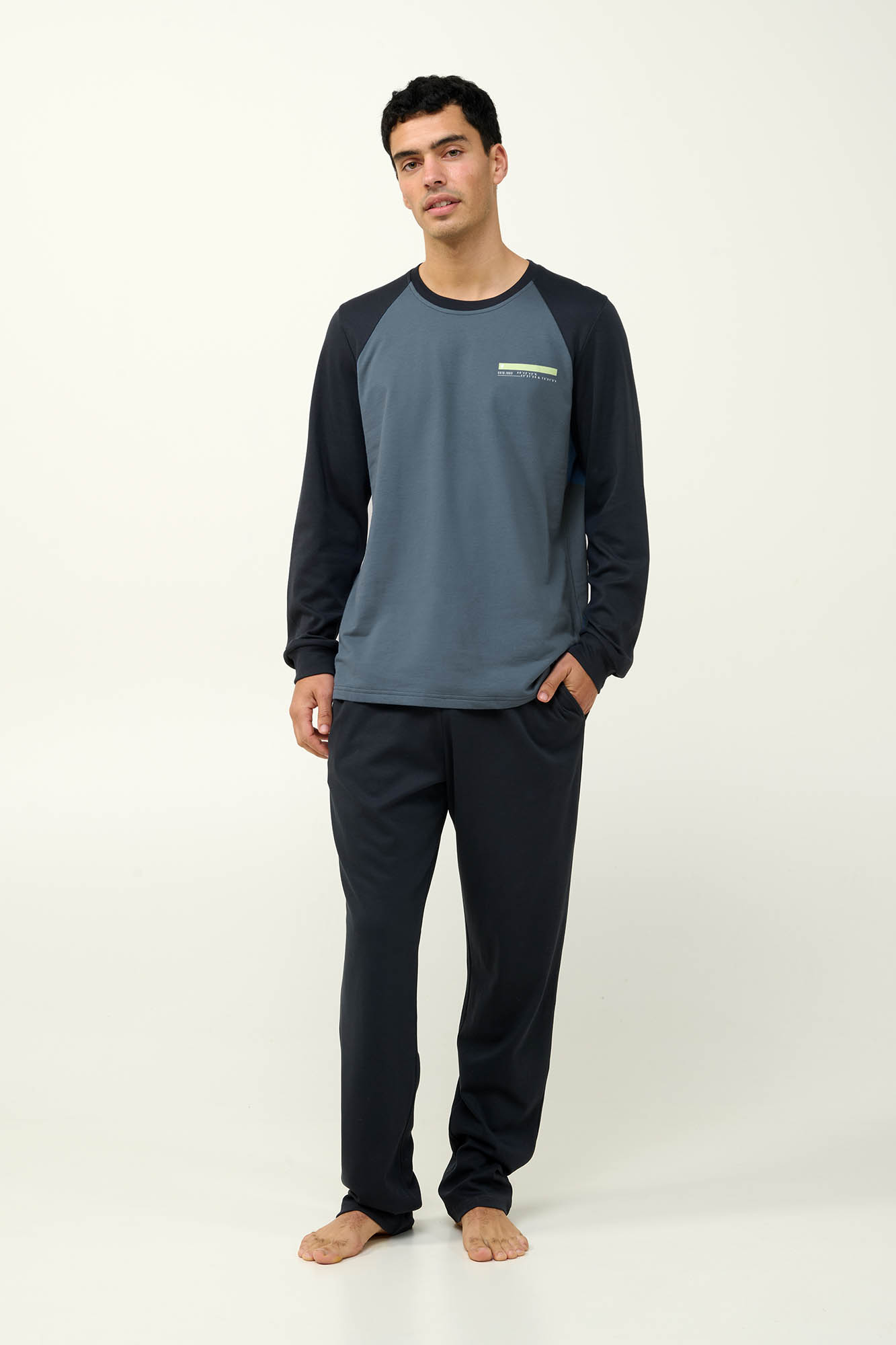 Vamp - Ανδρική Βαμβακερή Φόρμα με Μανσέτες