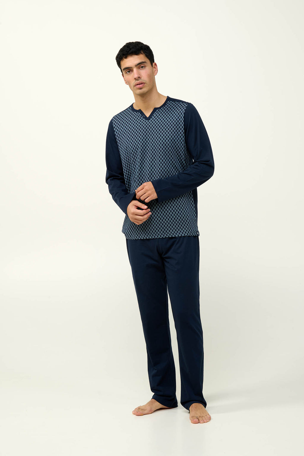 Vamp - Χειμερινή Ανδρική Βαμβακερή Πυτζάμα