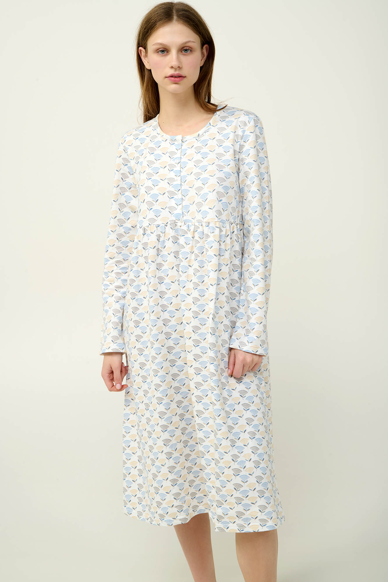 Vamp - Φλοράλ Νυχτικό Με Πατιλέτα