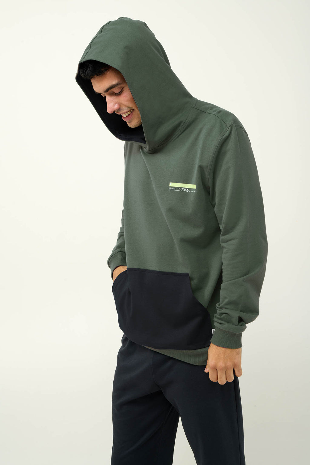 Vamp - Ανδρική Φούτερ Φόρμα με Κουκούλα