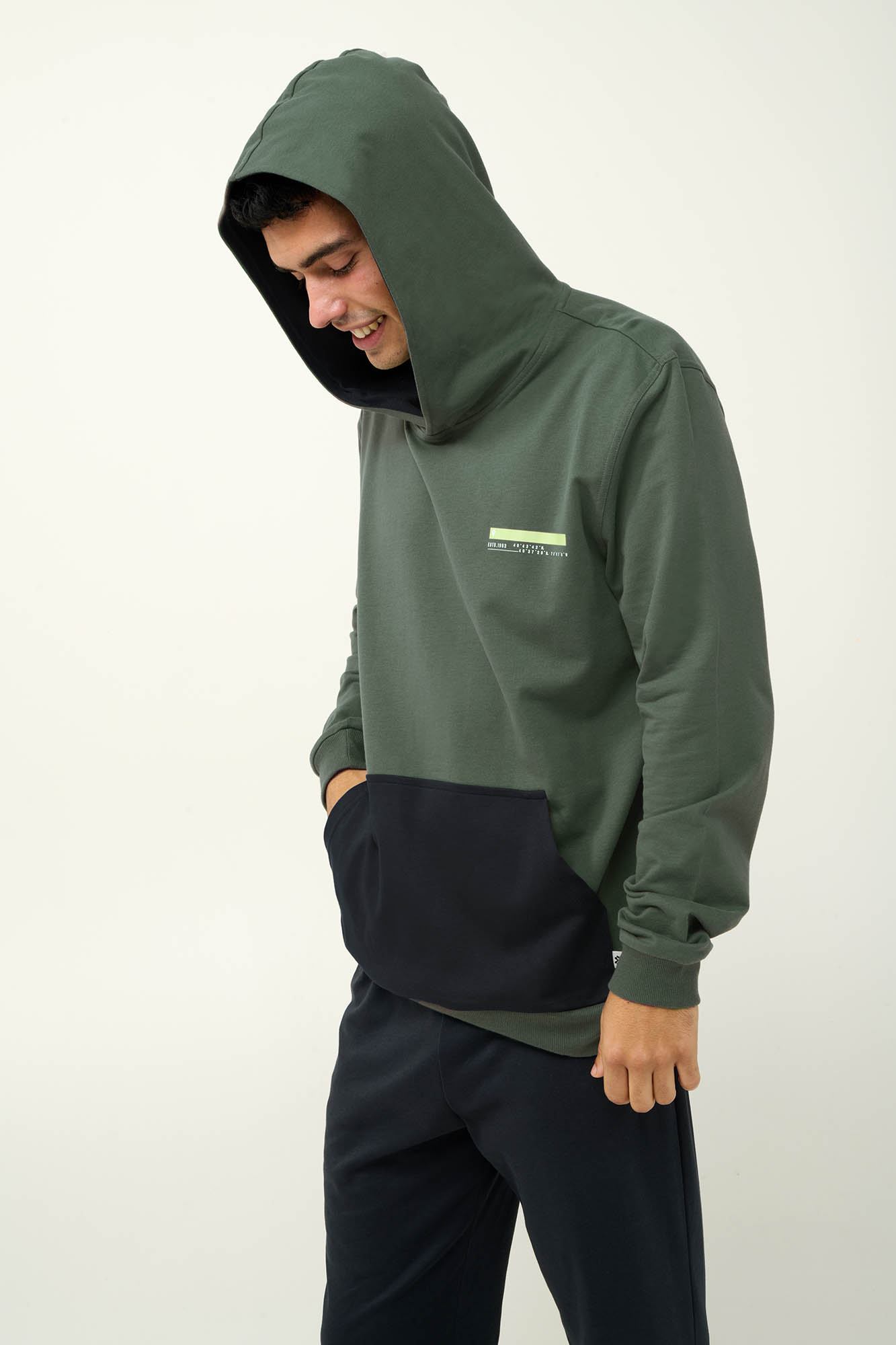 Vamp - Ανδρική Φούτερ Φόρμα με Κουκούλα