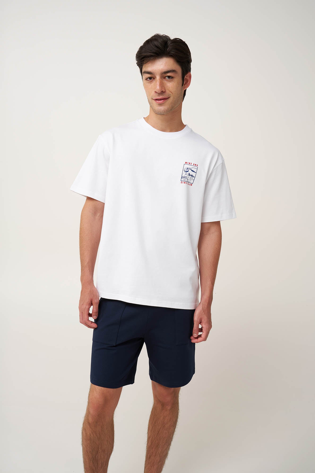 Vamp - Ανδρική Βαμβακερή Μπλούζα με Τύπωμα