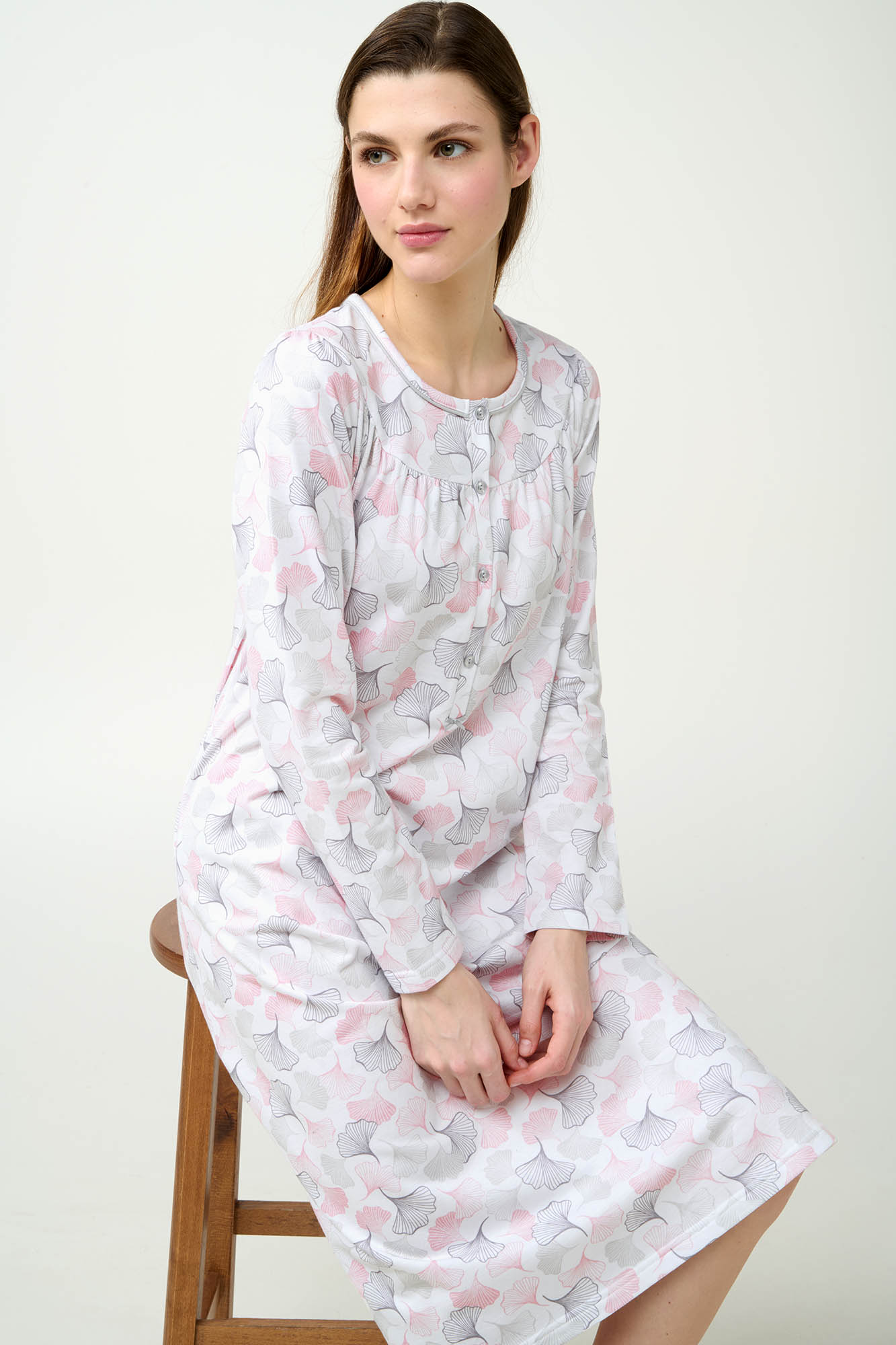 Vamp - Χειμερινό Φούτερ Νυχτικό με Πατιλέτα