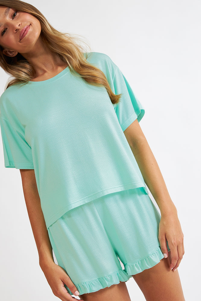 Harmony - Baby Doll Πουά Micro Modal  Mint