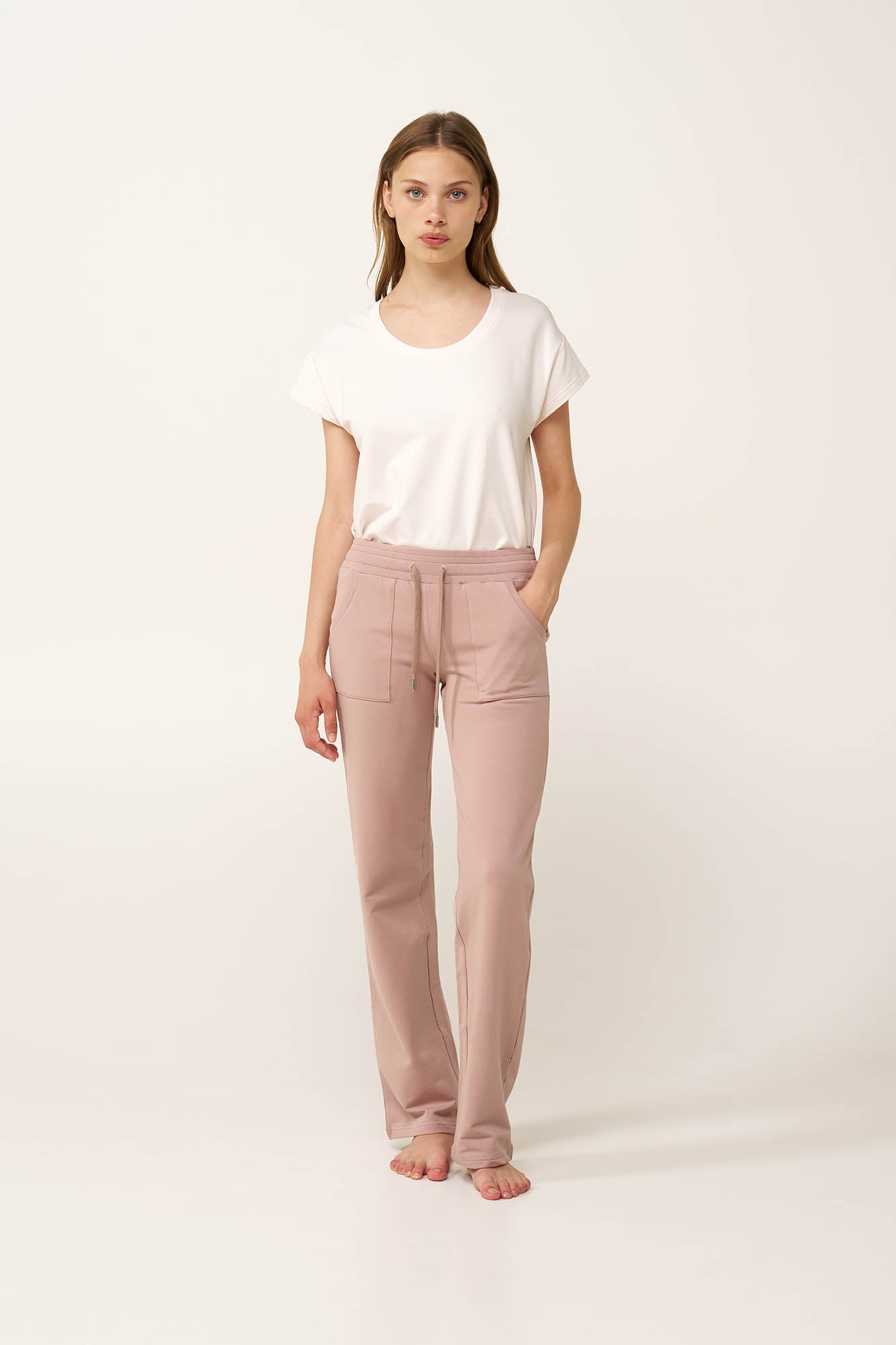 Vamp - Γυναικείο Μακρύ Παντελόνι από Βαμβάκι