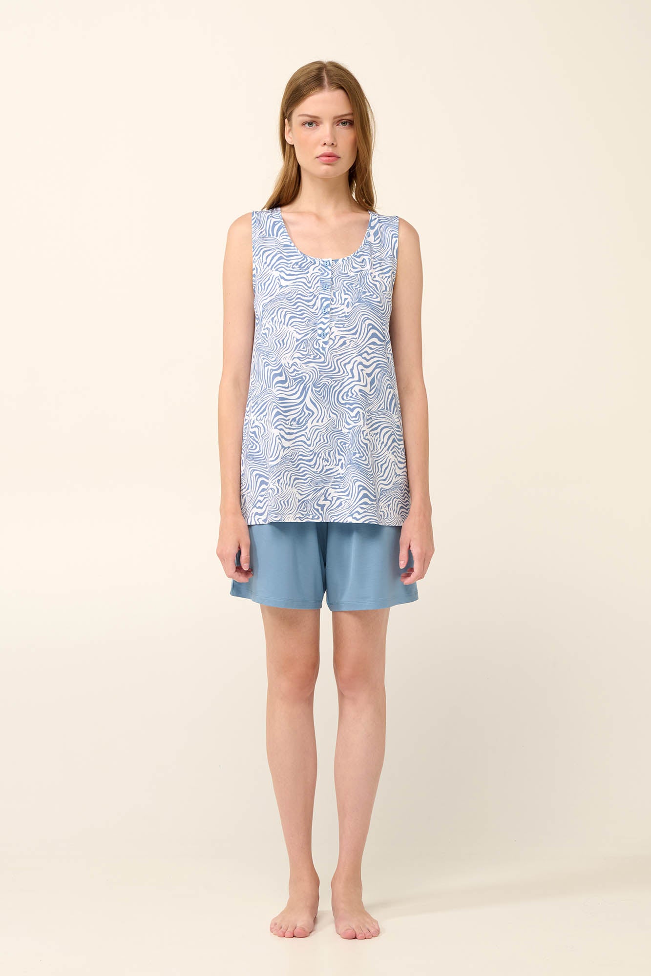 Vamp - Γυναικεία Πυτζάμα Micromodal με Πατιλέτα