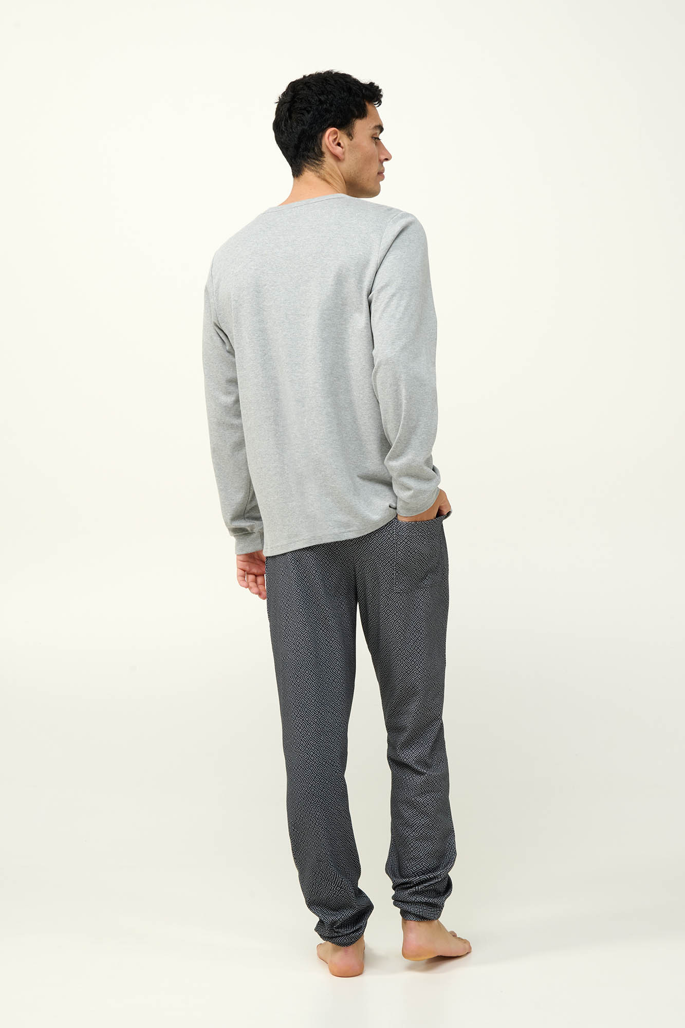 Vamp - Χειμερινή Ανδρική Πυτζάμα από Βαμβάκι