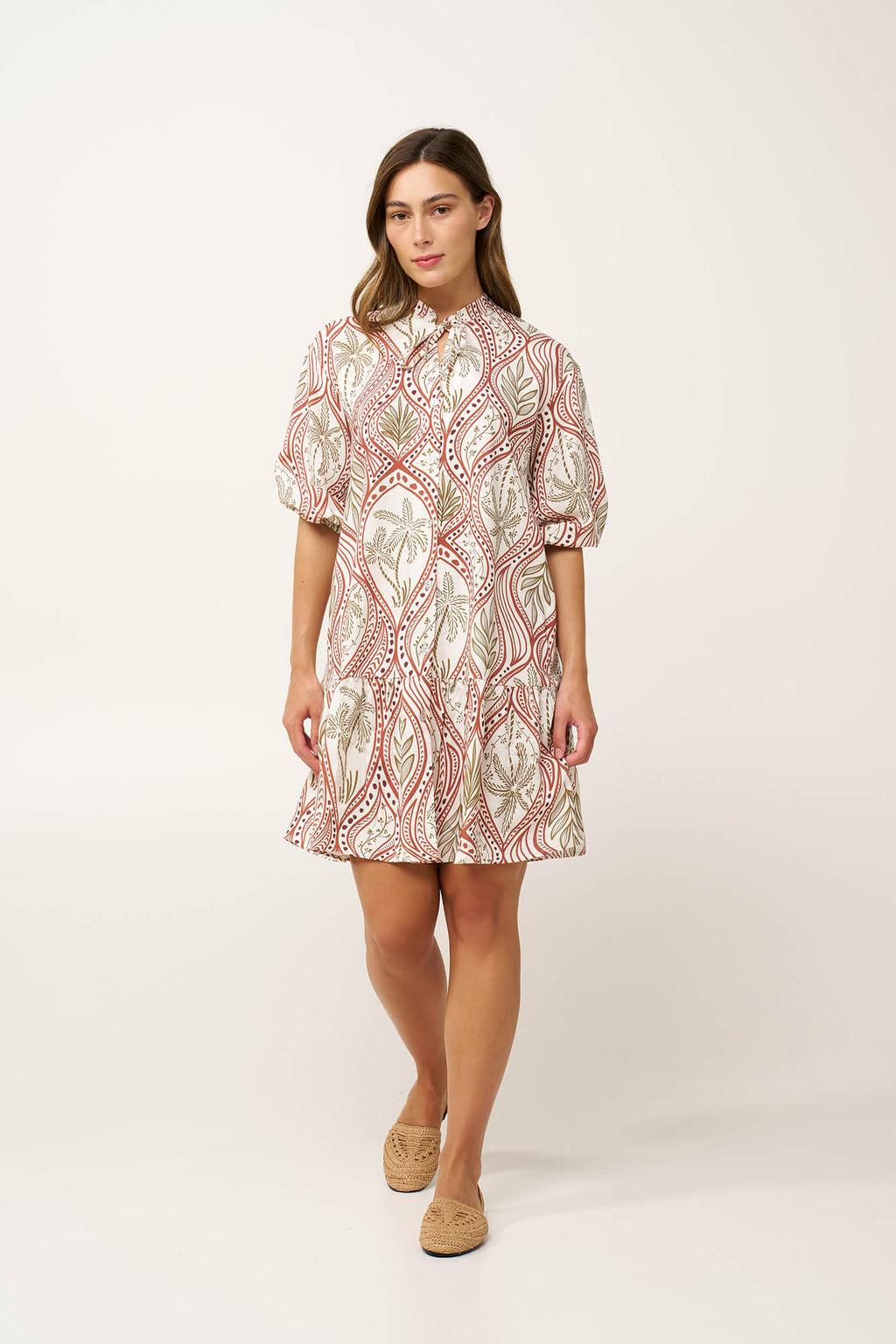 Vamp - Κουμπωτό Καλοκαιρινό Φόρεμα από Ποπλίνα