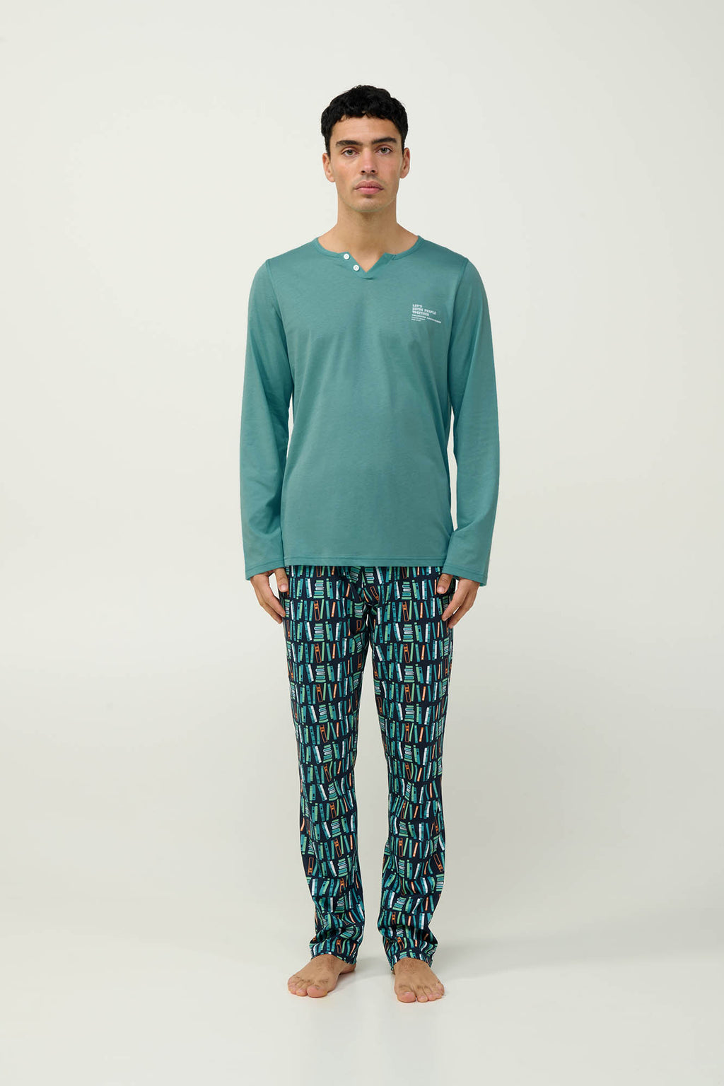 Vamp - Ανδρική Βαμβακερή Χειμερινή Πυτζάμα