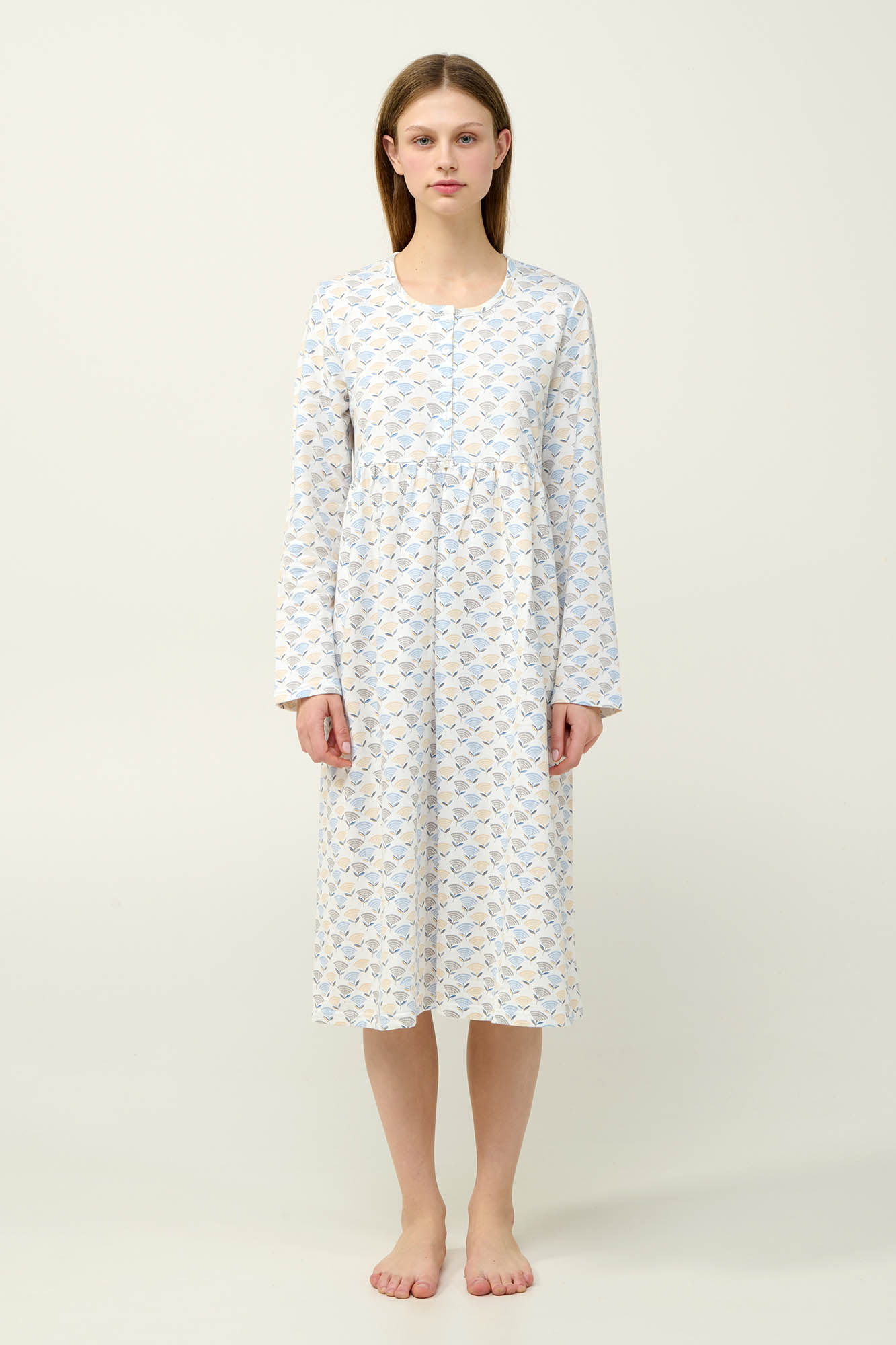 Vamp - Φλοράλ Νυχτικό Με Πατιλέτα