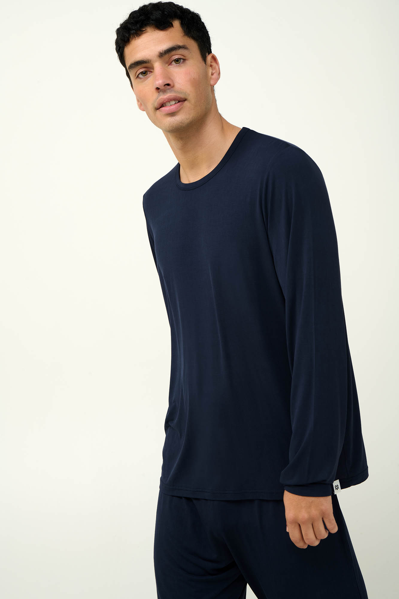 Vamp - Ανδρική Πυτζάμα Micromodal με Μανσέτες