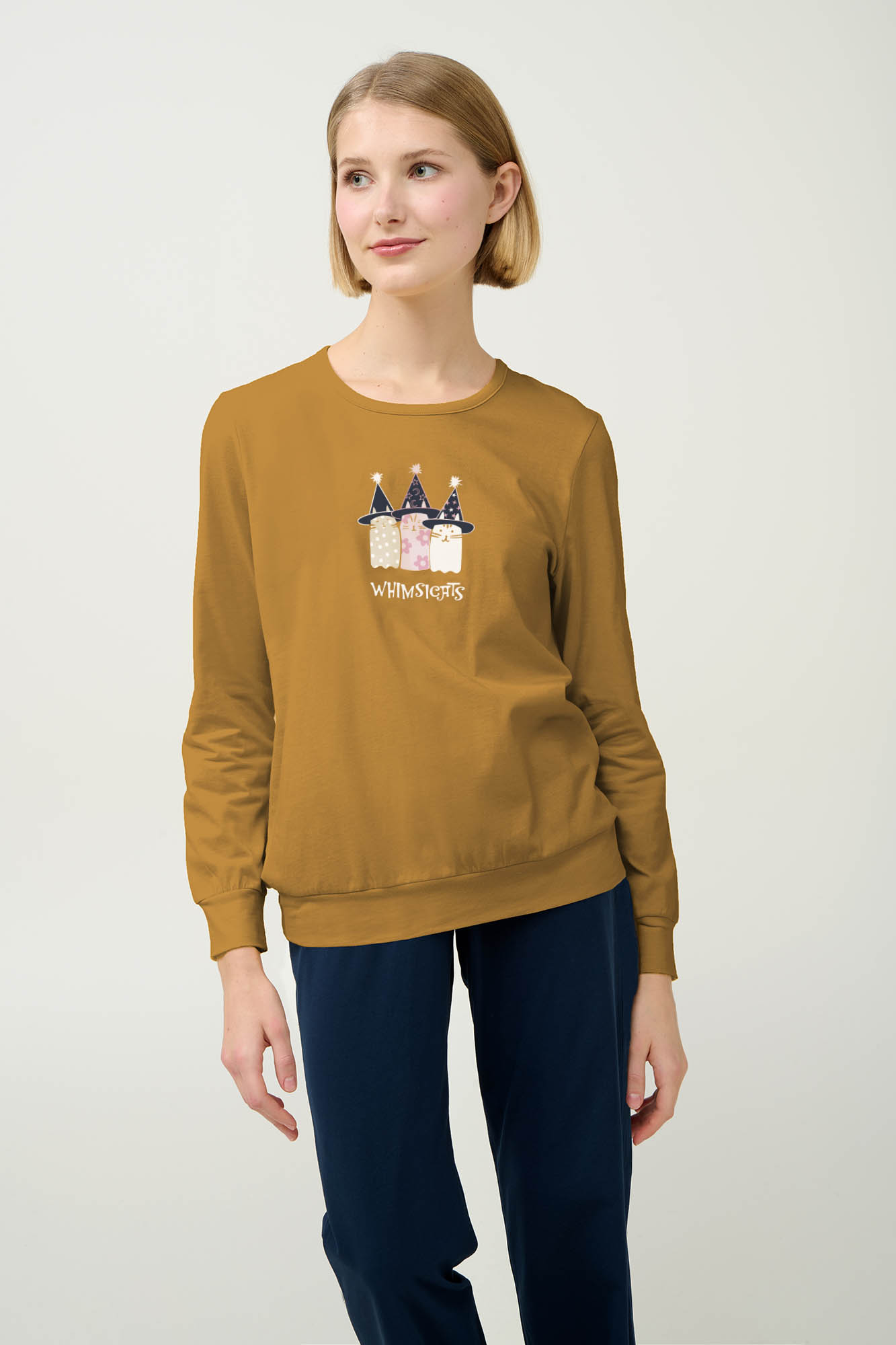 Vamp - Γυναικεία Χειμερινή Βαμβακερή Πυτζάμα