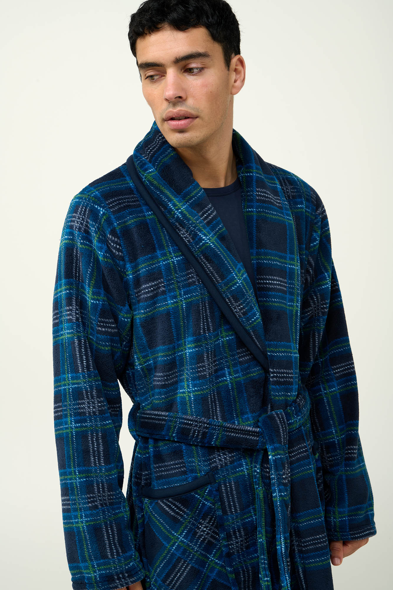 Vamp - Μακριά Ανδρική Καρό Ρόμπα